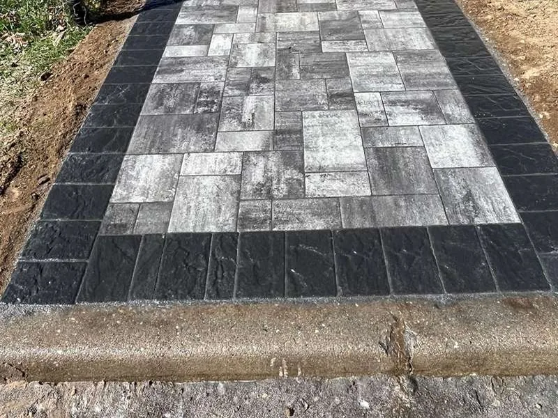 Paver apron detail central islip new york