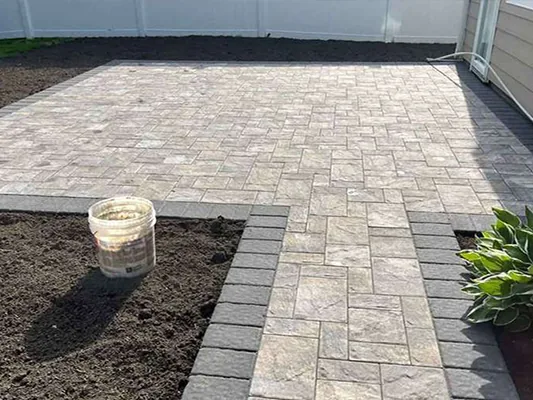 Paver patio installation central islip new york