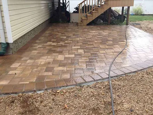 Paver patio under deck central islip new york